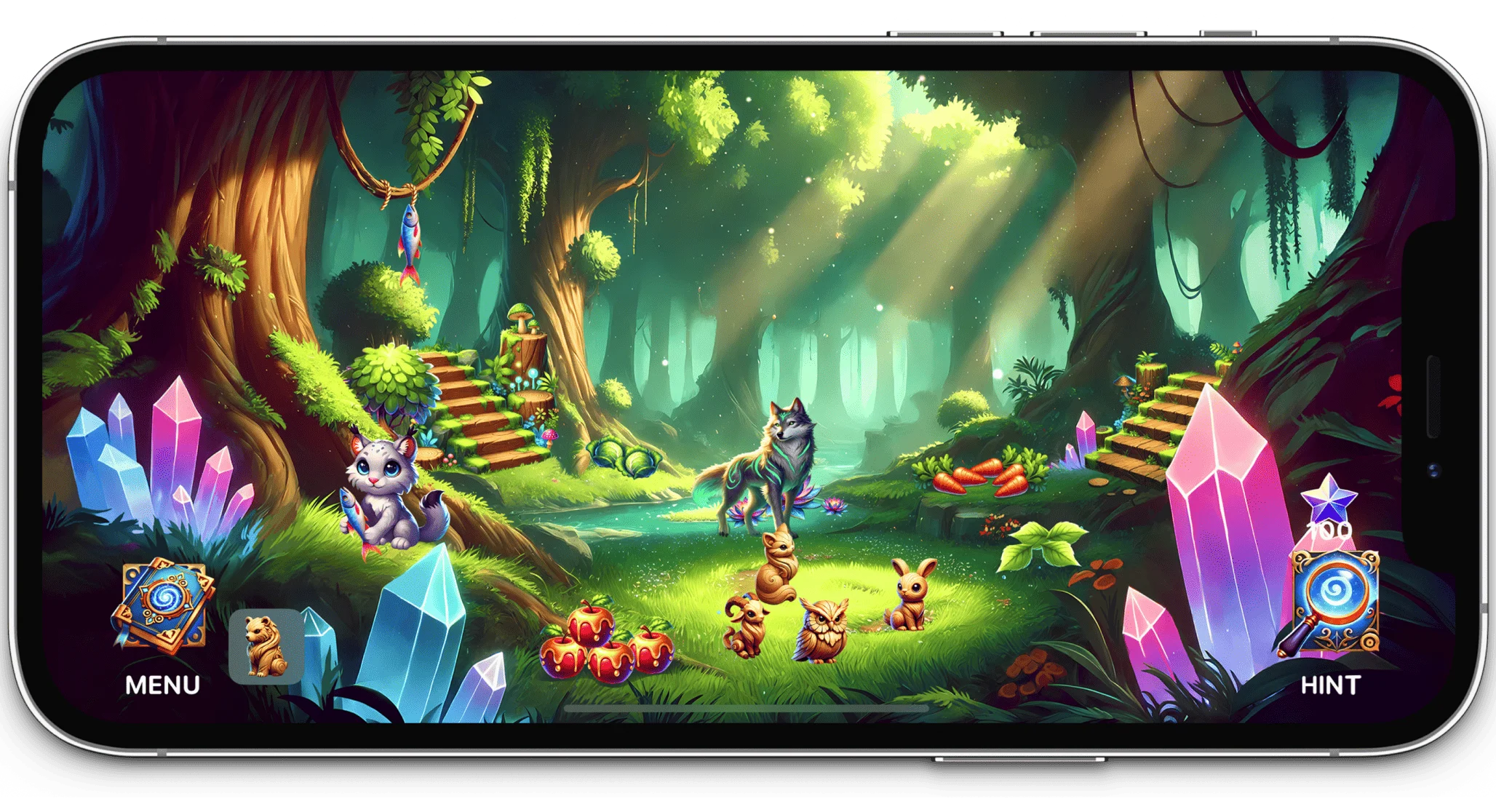 Game screenshot on phone