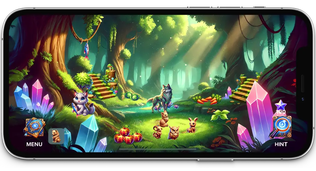 Game screenshot on phone